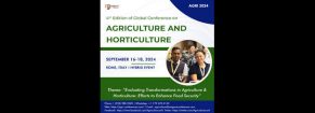 4th Edition of Global Conference on AGRICULTURE AND  HORTICULTURE